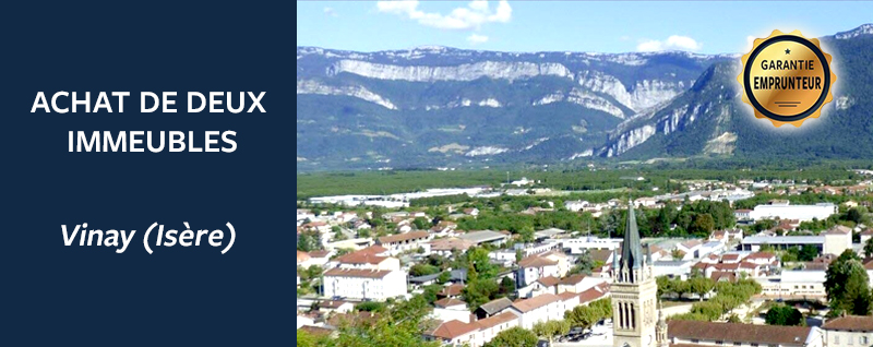 Opération de marchand de biens à Vinay dans l'Isère